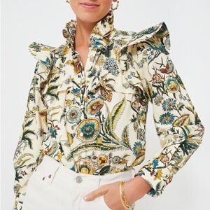 Tuckernuck Sharp Floral Winnie Blouse